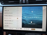 アンビエントライトの設定が可能です。その日の気分で車内の雰囲気を変えることが出来ます。