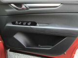 運転席のドアトリムデザインとパワーウィンドウスイッチ