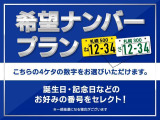 誕生日?記念日?「希望ナンバープラン」で4桁のお好きな数字をセレクトしませんか(有償・抽選の場合有)