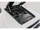 Transparent Engine Bonnet with carbon forged engine bay