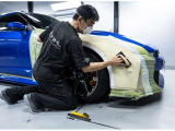 現車合わせにて職人が丁寧に造形を行って高いフィッティングのエアロを制作しております。また最新の#Dスキャンシステムも導入しています。