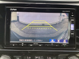 カラービジョンとガイド線で見やすい視点切替式のバックモニター。