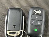 キーを取り出さずにドアを施錠&解錠。クルマの始動も可能です。