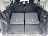 荷室はシートを倒せば広々使用できます!