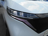 LED!!従来のハロゲンライトに比べ、消費電力は少なく、明るさは2倍以上の性能を持っています。夜道での視界を確保し、しかも長寿命を実現しています。