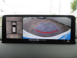 バックカメラの写真になっています。前後左右にカメラがついていて、360度確認することができます。