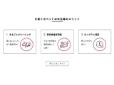 1、まるごとクリーニング ・ 2、車両検査証明書 ・ 3、ロングラン保証が付いています。