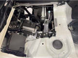 届出済未使用車のため、エンジンルームもピカピカです。定期的なメンテナンスで大切に長くお使い下さい☆☆