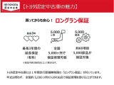 ロングラン保証付き。トヨタのお店で中古車をお買い上げいただいたすべてのお客様に安心で快適なカーライフをお約束する1年間の保証です。