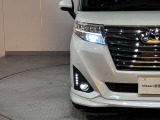 LEDヘッドライトが明るく照らします☆