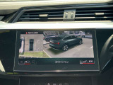 サラウンドビューカメラ装備 車両の4つのカメラから得た映像を合成し、上空から眺めているような映像をモニターに映し出します。車両周辺の歩行者や障害物などの発見に役立ちます。