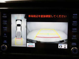 パノラミックビューモニターを装備。駐車場や交差点でクルマを真上から見るように周囲を確認できます。機能の詳細は販売店スタッフまでおたずねください。
