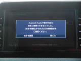 BluetoothAudioももちろん使えます。お手元のスマホをご登録ください。ハンスフリーホンとしても使用可能です。