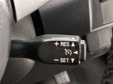クルーズコントロール装備 アクセルを踏むことなく車速を一定キープ。高速道路も楽々走行出来ます。