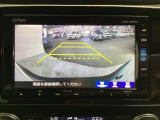 バックモニター付きで、車庫入れやバック時の後方確認をサポート。