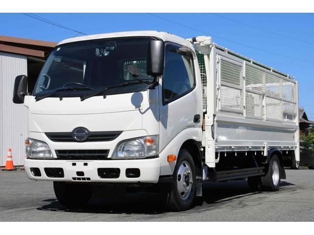 デュトロ  平ボディ 2t ロング 資源ゴミ回収仕様 電動天蓋
