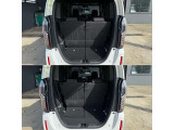【荷室】後席を前後にスライドさせることによって荷室の空間を調節できます!荷室側からも簡単操作で後席をスライドさせることができ、お荷物の量によって使い分けていただけます♪