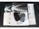 取扱説明書、メンテナンスノート、スペアキー揃っています。その他、お車についてご不明な点や気になることがございましたら、お気軽に展示店舗までお問い合わせください。
