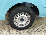 純正スチールホイールです。
