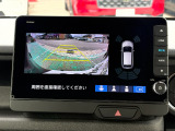 バック時目視しにくいクルマの周囲をカメラで映し出し、安全・安心駐車をサポート♪バックの苦手な方も後ろがハッキリ見えるので安心ですよ♪