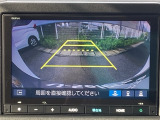 バックモニター付きで、車庫入れやバック時の後方確認をサポート。