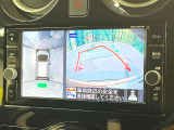 【アラウンドビューモニター】専用のカメラにより、上から見下ろしたような視点で360度クルマの周囲を確認することができます☆死角部分も確認しやすく、狭い場所での切り返しや駐車もスムーズに行えます。