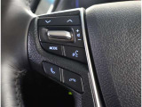 運転中でも手元で操作できます。