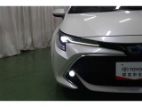 LEDライト装着で夜間走行も安全!前方だけでなく左右方向へも広範囲に照らすことができますので安心です!