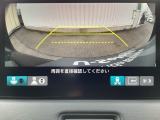 リアカメラ付で、後方をナビ画面で確認。車庫入れも安心です。もちろん、バックギアと連動しています。