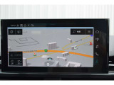 AudiMMIナビゲーションシステム。地デジ・ハンズフリー等多彩なインフォテインメントを自在にコントロールできます。