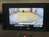 リアカメラ付で、後方をオーディオ画面で確認。車庫入れも安心です。もちろん、バックギアと連動しています。