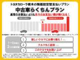トヨタカローラ栃木の残価設定型支払いプラン【らくちんUプラン】通常の分割払いよりも月々のお支払い額が軽くなります。