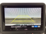 カラービジョンとガイド線で見やすい視点切替式のバックモニター。