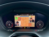 フルセグTVの画像もバーチャルコックピット内に表示されます。