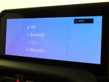 オーディオソース選択画面です。Bluetoothオーディオをご利用いただけます。