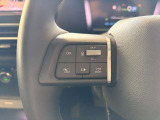 ステアリングのボタンで、運転支援機能の操作が行うことができます。
