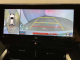 バックギアに入れると、このように後方が映し出されます!最終確認はご自身の目と耳で必ず行ってください!安全第一で!
