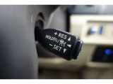 【クル-ズコントロ-ル】・・・高速道路などで一定速度でのクルージングが可能。 余分なアクセル操作を減らし、ドライバーの負担を軽減。 燃費の向上にも貢献します。