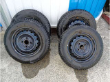 中古スタッドレスタイヤ付き VRX3 155/65R13