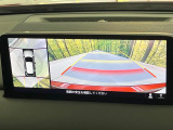 【360&deg;ビューモニター】専用のカメラにより、上から見下ろしたような視点で360度クルマの周囲を確認することができます☆死角部分も確認しやすく、狭い場所での切り返しや駐車もスムーズに行えます。