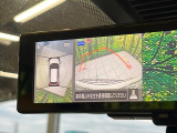 【アラウンドビューモニター】専用のカメラにより、上から見下ろしたような視点で360度クルマの周囲を確認することができます☆死角部分も確認しやすく、狭い場所での切り返しや駐車もスムーズに行えます。