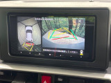【パノラミックビューモニター】専用のカメラにより、上から見下ろしたような視点で360度クルマの周囲を確認することができます☆死角部分も確認しやすく、狭い場所での切り返しや駐車もスムーズに行えます。