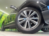 【純正18インチアルミホイール】外観にマッチした純正アルミホイールを装着しております。各種社外アルミホイールや、スタッドレスタイヤも取扱いしております。是非ご相談ください♪