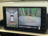 【パノラマモニター】専用のカメラにより、上から見下ろしたような視点で360度クルマの周囲を確認することができます☆死角部分も確認しやすく、狭い場所での切り返しや駐車もスムーズに行えます。