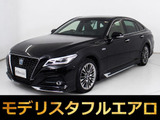 ★トヨタ クラウンHV 3.5Gエグゼクティブ★★禁煙車★法人ワンオーナー★黒本革★★モデリスタフルエアロ★冷暖房シート★★360カメラ★イージークローザー★★デジタルインナーミラー★BSM★HUD★