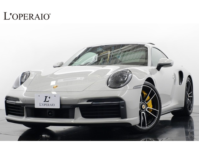 ポルシェ 911 ターボS PDK 4WD OPカラー:クレヨン PCCB スポエキ