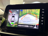 【アラウンドビューモニター】専用のカメラにより、上から見下ろしたような視点で360度クルマの周囲を確認することができます☆死角部分も確認しやすく、狭い場所での切り返しや駐車もスムーズに行えます。
