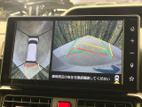 【パノラマモニター】専用のカメラにより、上から見下ろしたような視点で360度クルマの周囲を確認することができます☆縦列駐車や幅寄せ時に活躍してくれます♪