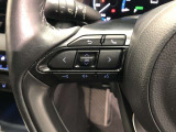 【ステアリングスイッチ】左です。ハンドルから手を離さず、運転に集中したまま手元でオーディオ操作等ができます。