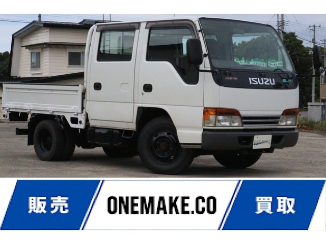 エルフ 3.1 ダブルキャブ フルフラットロー ディーゼル 4WD 